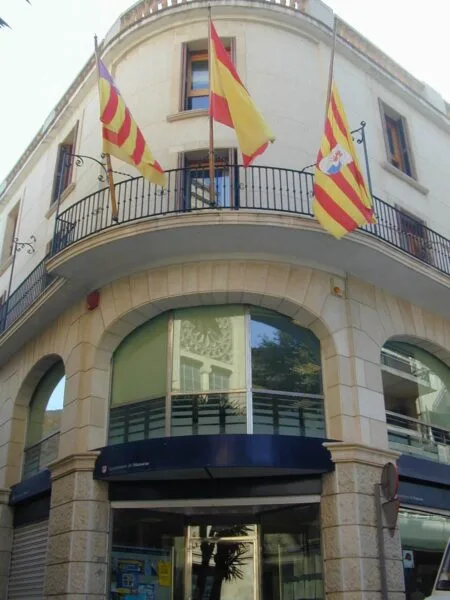 Fachada del Ayuntamiento de Manacor, sede de la administración local