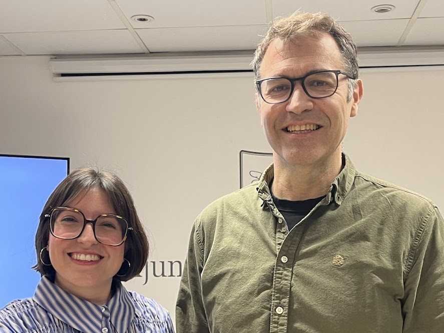 Carme Gomila y Miquel Oliver en la imagen oficial del Ayuntamiento el día de su renuncia