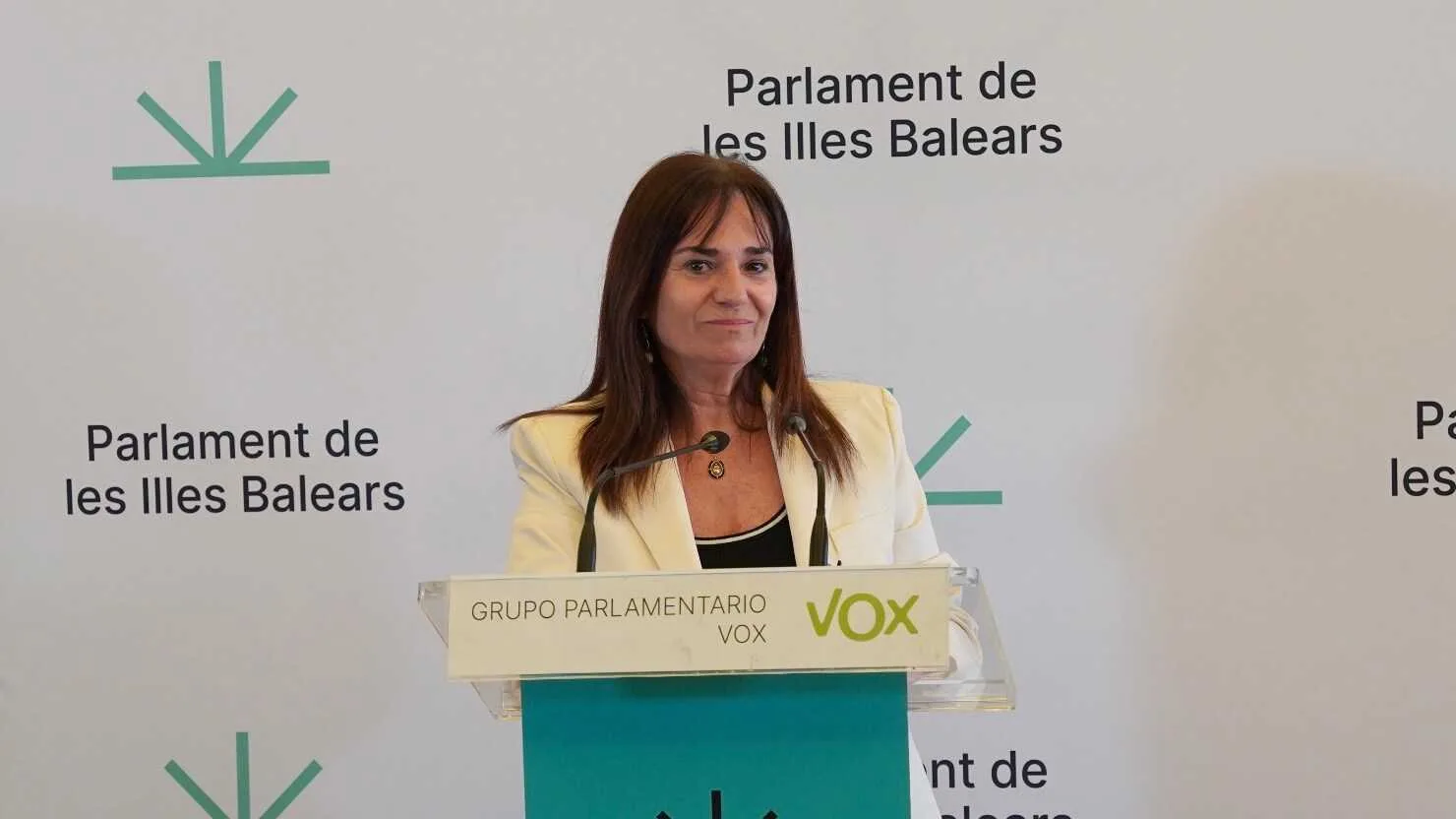 Manuela Cañadas, portavoz de VOX en el Parlamento de las Islas Baleares