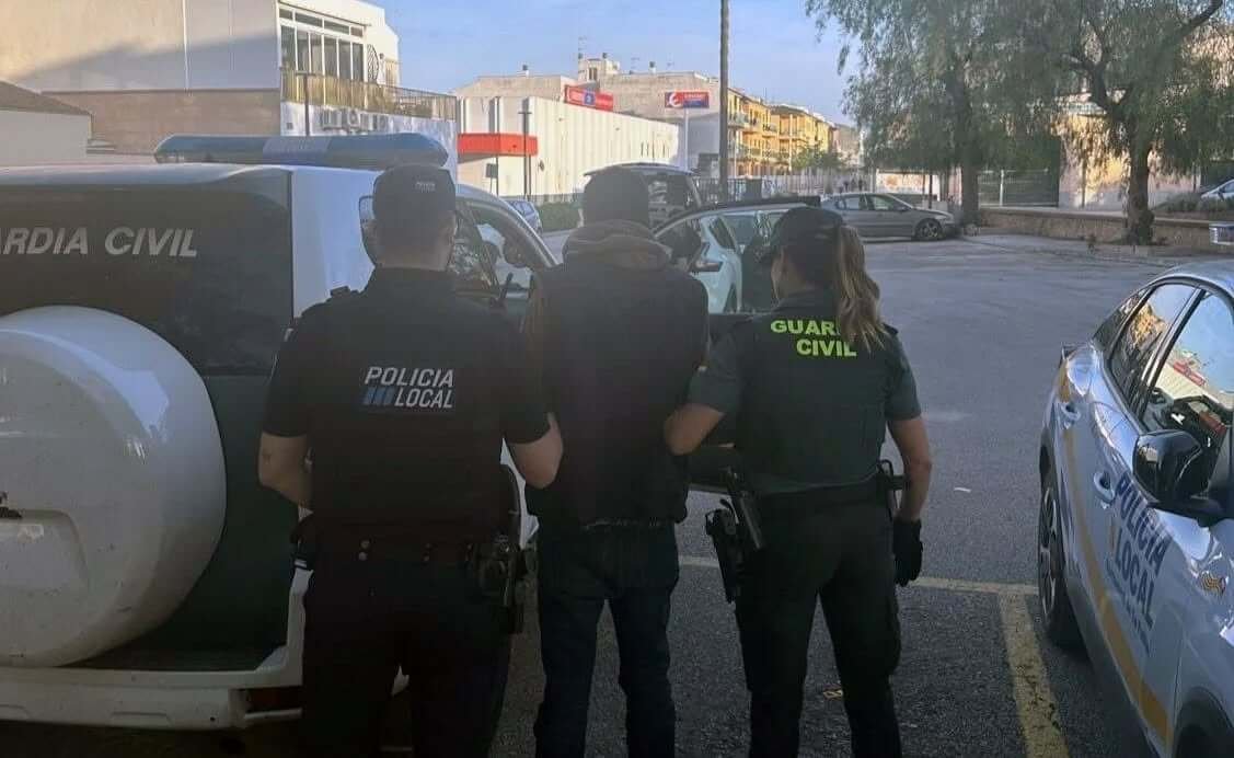 Excelente trabajo de la Guardia Civil y la Policía Local de Sa pobla, que cabe esperar que la justicia acompañe sacando de la circulación al delincuente magrebí detenido