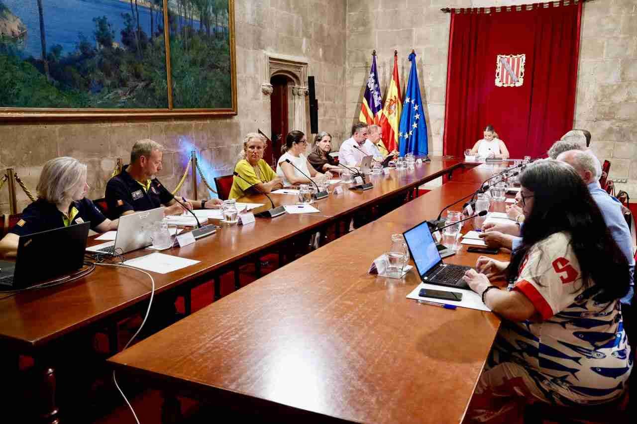 Reunión técnica y de coordinación de emergencias de INUNCAIB en el Consolat de Mar
