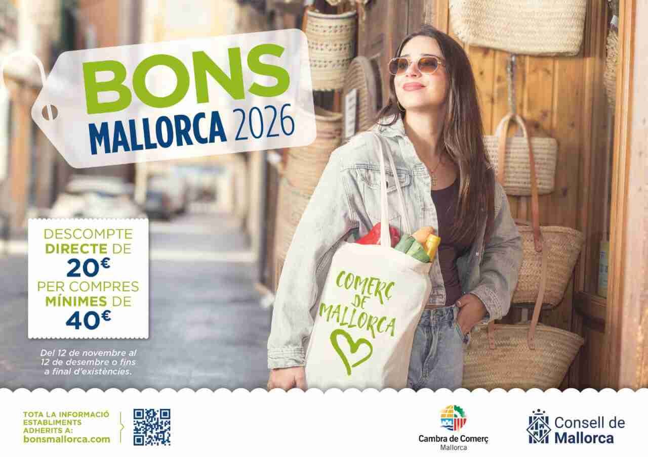 Cartel promocional de la campaña Bons Mallorca 2026