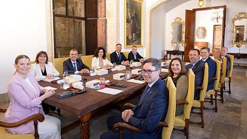 Reunión del Consell de Govern Balear en el Consolat de Mar