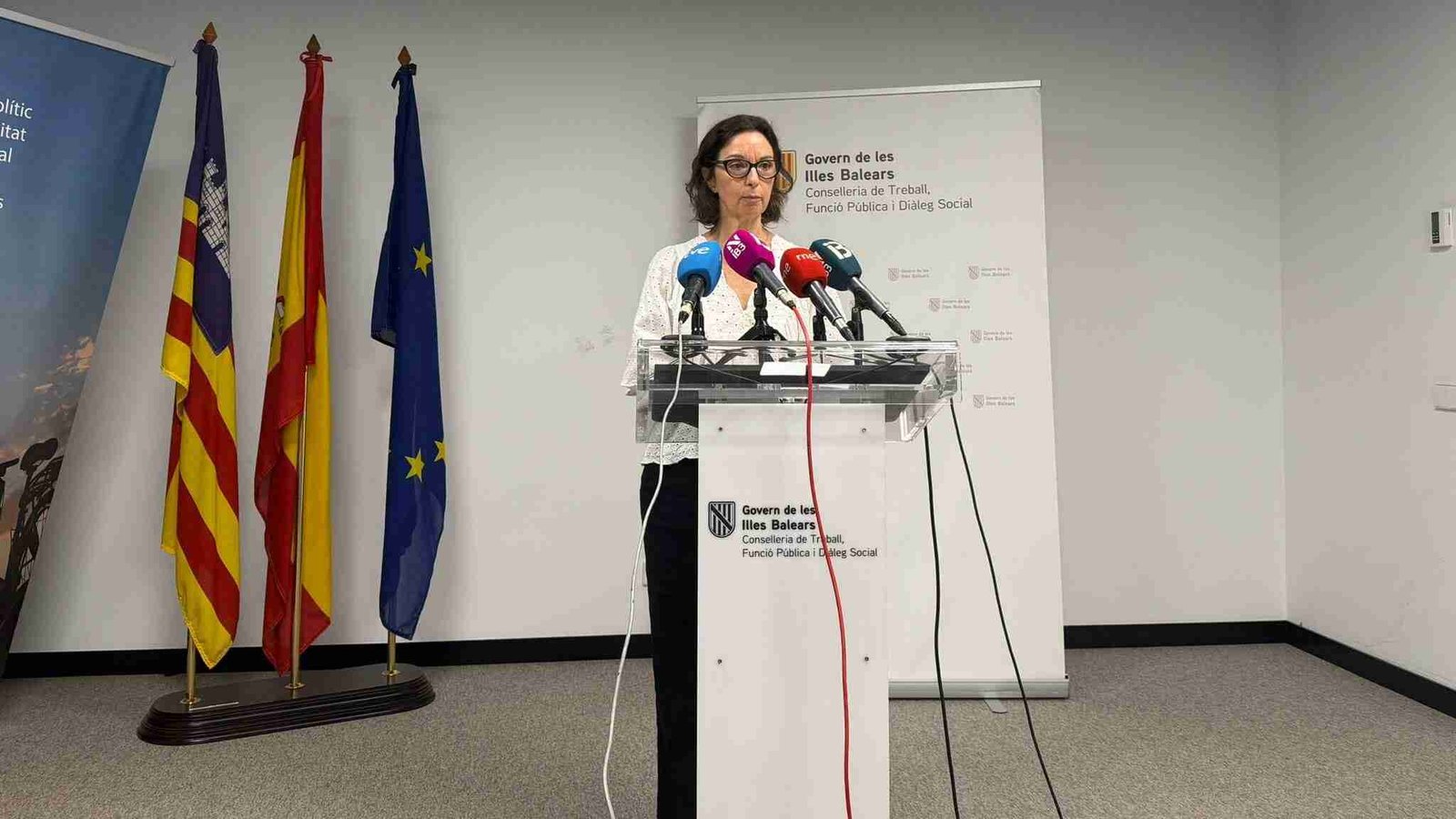 María Luján Olivera en la presentación de la campaña del SOIB